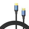 HDMI kabelis Vention 2.1 8K 2 m, pīts kokvilnas apvalks, 48 Gbit/s, 120 Hz, HDMI Type A vīriešu–vīriešu, zils