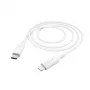 Hama uzlādes kabelis, USB-C – Lightning, 1 m, balts