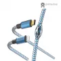 Hama Reflective Kabelis 1,5 m Zils Lightning uz USB C 3 A