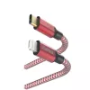 Hama Atstarojošais kabelis 1,5m Sarkans Lightning uz USB-C 3A