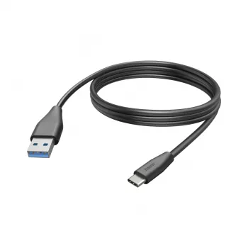 Hama 00201597 USB kabelis USB 2.0 3 m USB-C USB-A Melns
