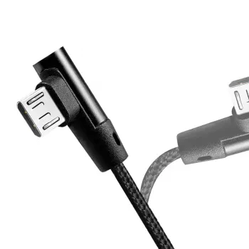 USB kabelis LogiLink CU0142 USB 2.0 0,3 m USB A Micro-USB B Melns