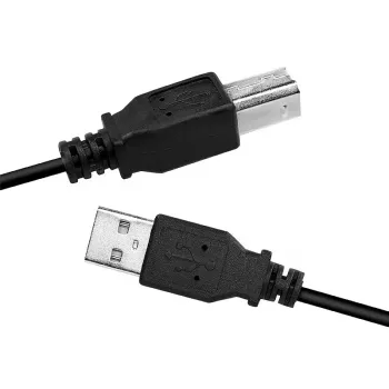 USB kabelis LogiLink CU0008B 3m USB A uz USB B Melns