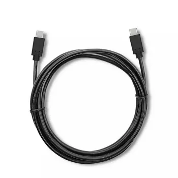 USB kabelis Qoltec 52352 2.5m USB 3.2 Gen 1 USB-C Melns