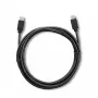 USB kabelis Qoltec 52352 2.5m USB 3.2 Gen 1 USB-C Melns