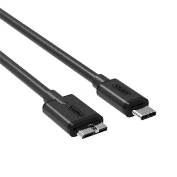 USB kabelis UNITEK Y-C475BK USB 3.2 Gen 1 1m USB-C uz Micro-USB B Melns