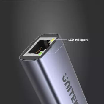 UNITEK U1323A USB 3.2 Gen 1 USB-C Hub 5000 Mbit/s Melns