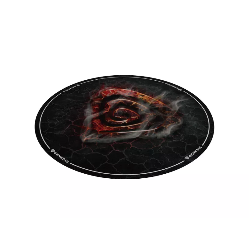 Krēsla paklājs GENESIS Tellur 400 Round Lava Daudzkrāsains Audums Gumija
