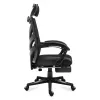 Spēļu krēsls Huzaro Combat 5.0 Mesh Seat Melns - elpojošs sieta sēdeklis, regulējams atzveltnes slīpums 90-140°, maks. slodze 140 kg, roku balsti, kāju balsts