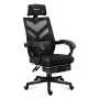 Spēļu krēsls Huzaro Combat 5.0 Mesh Seat Melns - elpojošs sieta sēdeklis, regulējams atzveltnes slīpums 90-140°, maks. slodze 140 kg, roku balsti, kāju balsts