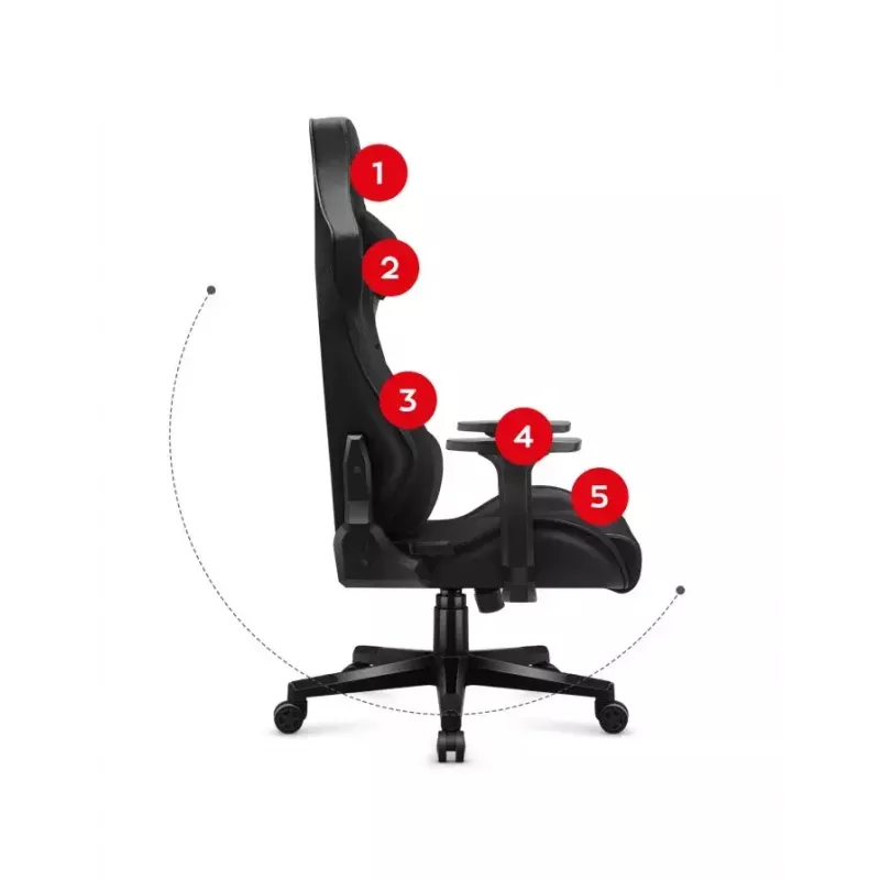 Gaming krēsls Huzaro Force 7.6 Melns