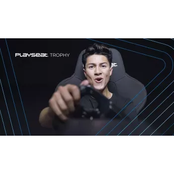 Universāla spēļu krēsla Playseat Trophy ar polsterētu sēdekli Melns