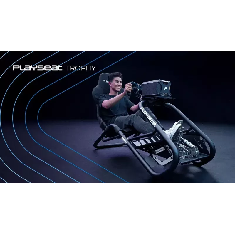 Universāla spēļu krēsla Playseat Trophy ar polsterētu sēdekli Melns