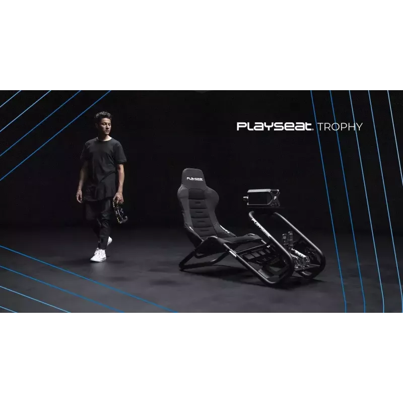 Universāla spēļu krēsla Playseat Trophy ar polsterētu sēdekli Melns