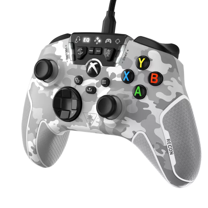 Turtle Beach Recon Grey, White vadu spēļu kontrolieris PC, Xbox, Xbox One, Xbox Series S, Xbox Series X