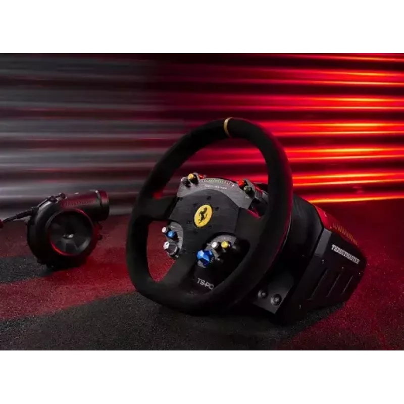 Thrustmaster TS-PC Racer Ferrari 488 Challenge Edition stūre, melna, USB 2.0, analogā/digitālā