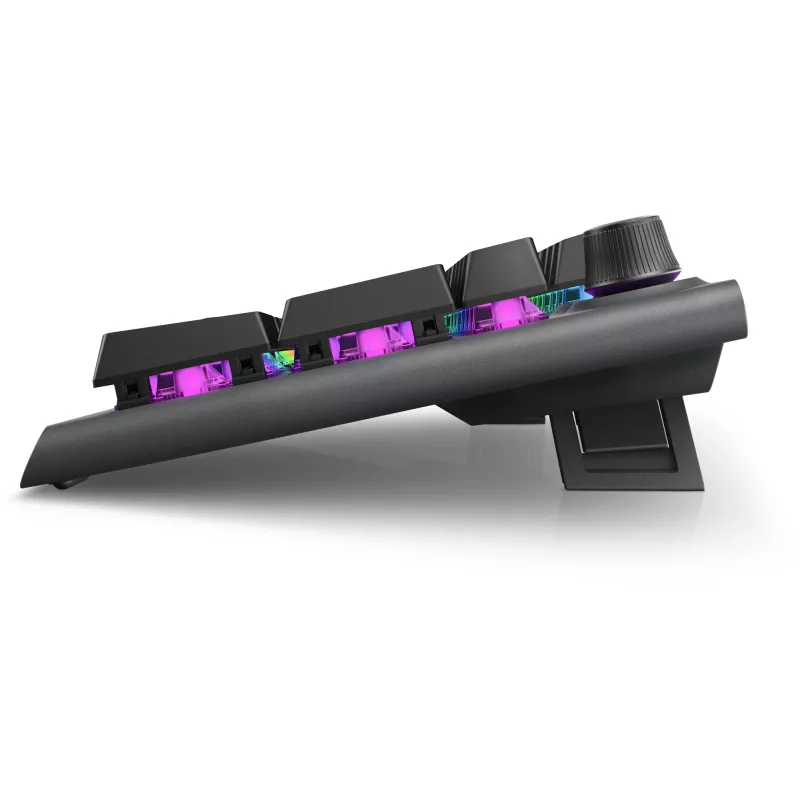Alienware Tri-Mode AW920K spēļu tastatūra, USB + RF bezvadu + Bluetooth, pelēka