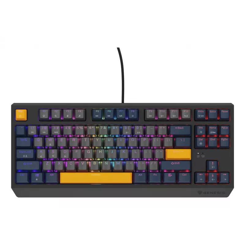 GENESIS Thor 230 TKL tastatūra Gaming USB QWERTY Angļu Blue