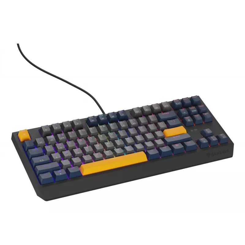 GENESIS Thor 230 TKL tastatūra Gaming USB QWERTY Angļu Blue