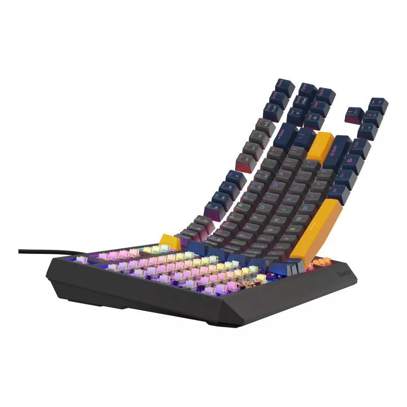 GENESIS Thor 230 TKL tastatūra Gaming USB QWERTY Angļu Blue