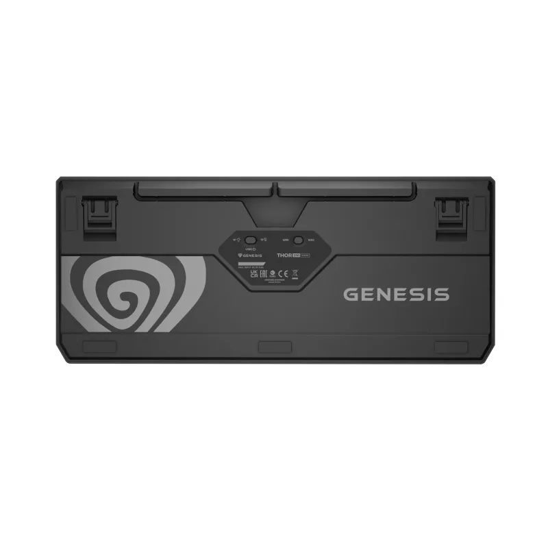 Genesis Thor 230 TKL bezvadu mehāniskā tastatūra spēlētājiem, Outemu Red, melna