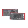 Genesis Thor 230 TKL bezvadu mehāniskā tastatūra spēlētājiem, Outemu Red, melna
