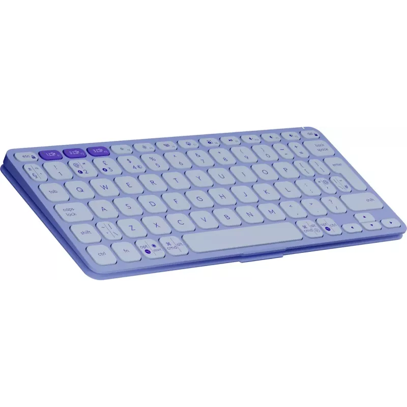 Logitech Keys-To-Go 2 klaviatūra universāla Bluetooth QWERTY US International ceriņkrāsā
