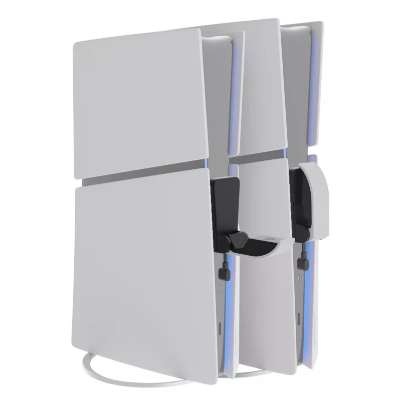 Lādēšanas sistēma GENESIS Tin 305 PlayStation 5 Slim Vadu Melns Balts