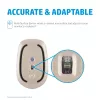 HP 410 Slim Silver Bluetooth pele, abpusēja, Bluetooth, 2000 DPI, Sudraba