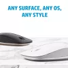 HP 410 Slim Silver Bluetooth pele, abpusēja, Bluetooth, 2000 DPI, Sudraba