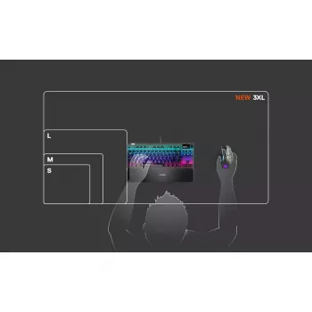 Pelēkdēlis Steelseries QcK 3XL