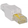Intellinet RJ45 modulārais spraudnis, bezinstrumentu savienotājs Cat5/5e/6, 22-26 AWG masīviem un dzīslu UTP kabeļiem