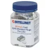 Intellinet Pro Line RJ45 modulārie spraudņi, Cat6, STP, 3-zaru, cietai un savītai stieplei, 50 µ apzeltīti kontakti, 90 gab.