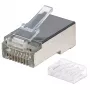Intellinet Pro Line RJ45 modulārie spraudņi, Cat6, STP, 3-zaru, cietai un savītai stieplei, 50 µ apzeltīti kontakti, 90 gab.