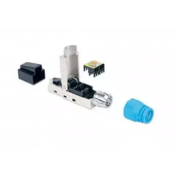 Intellinet Cat8.1 40G Ekranēts RJ45 Bezrīka Savienotājs Zils Vīrišķais