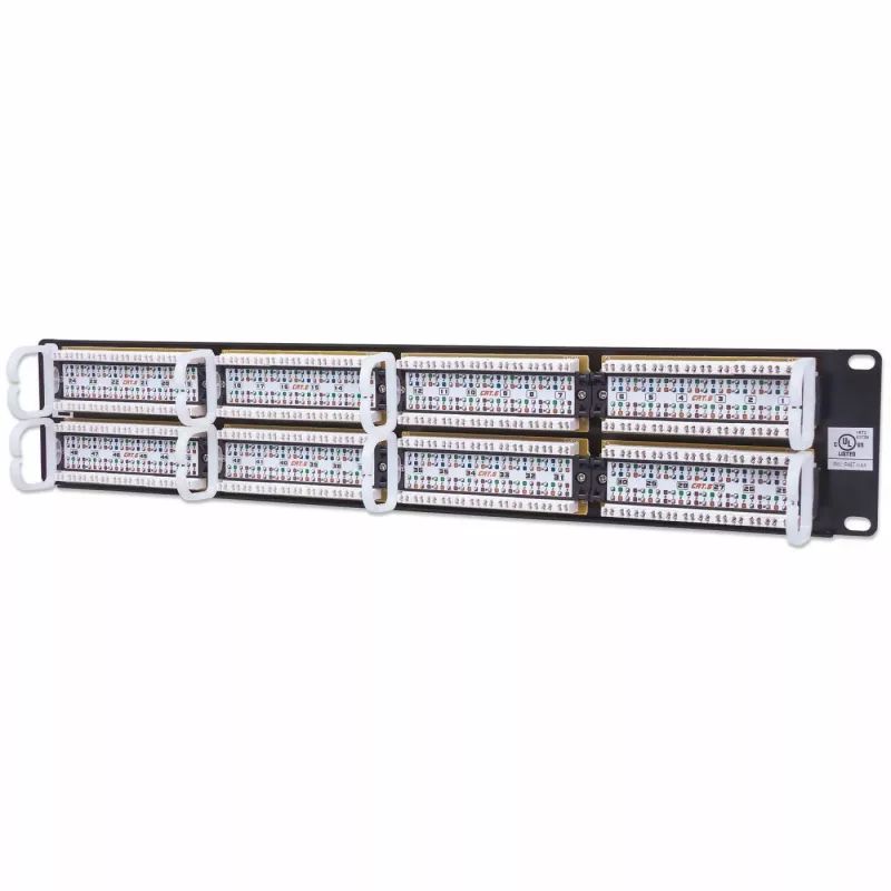 Intellinet Patch Panel, Cat6, UTP, 48-Porti, 2U, Melns