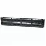 Intellinet Sadales panelis, Cat5e, UTP, 48 Porti, 2U, Melns