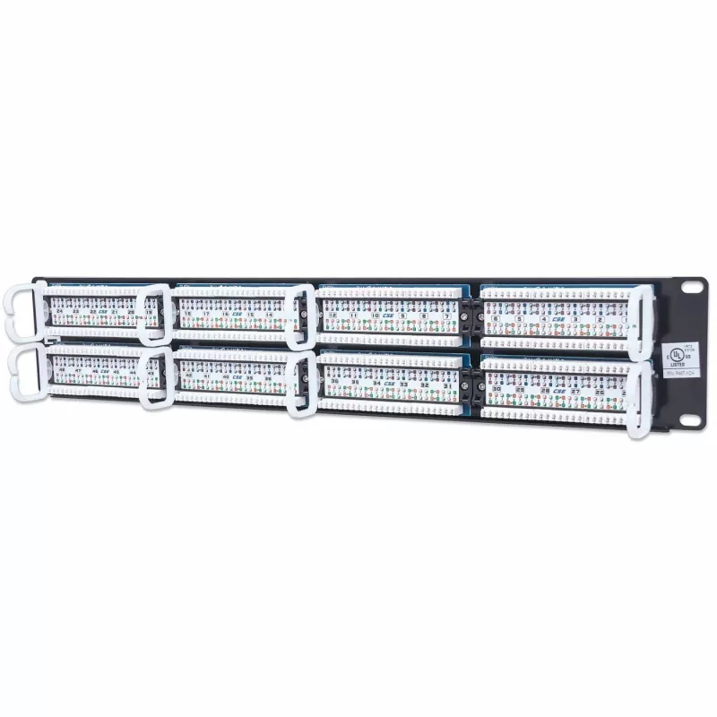 Intellinet Sadales panelis, Cat5e, UTP, 48 Porti, 2U, Melns