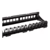 Techly Modular Patch Panel 24 vietas UTP ar noņemamiem moduļiem 1U Melns