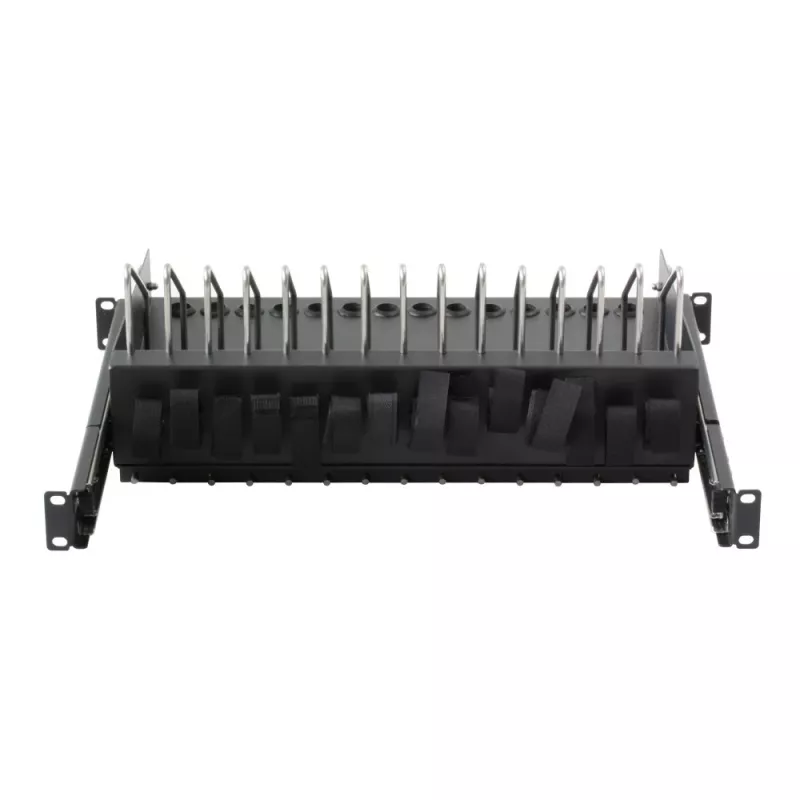 Rack plaukts Techly I-CABINET-TRAY14BK Melns 4U 19 collas