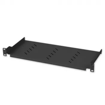 Plaukts Techly I-CASE TRAY-150BK Melns 1U 150mm Dziļums