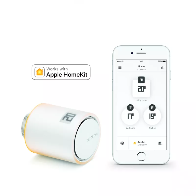 Netatmo NAV-EN papildu viedais radiatora vārsts, balts