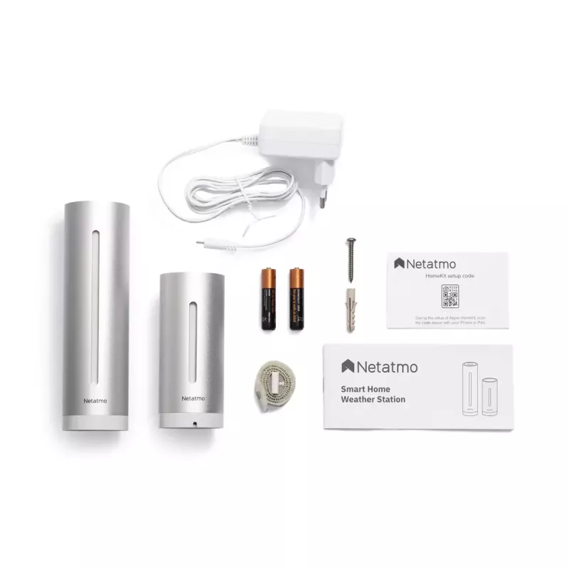 Netatmo Rain Pack — Viedā laikapstākļu stacija + viedais lietus mērītājs