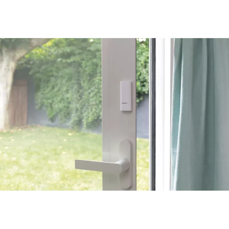 Durvju/logu sensors Netatmo DTG-EC bezvadu, laikapstākļiem izturīgs, 3 V (2×AAA), darbības rādiuss 80 m, balts, 3 komplektā