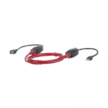 Manhattan USB-A līnijas pagarinātājs, pagarina USB ierīci līdz 60m, barošana caur USB, melns