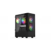 KRUX Vako KRX0132 RGB datora kaste, melna