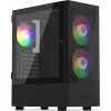 KRUX Vako KRX0132 RGB datora kaste, melna
