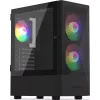 KRUX Vako KRX0132 RGB datora kaste, melna