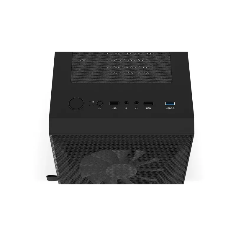 KRUX Vako KRX0132 RGB datora kaste, melna