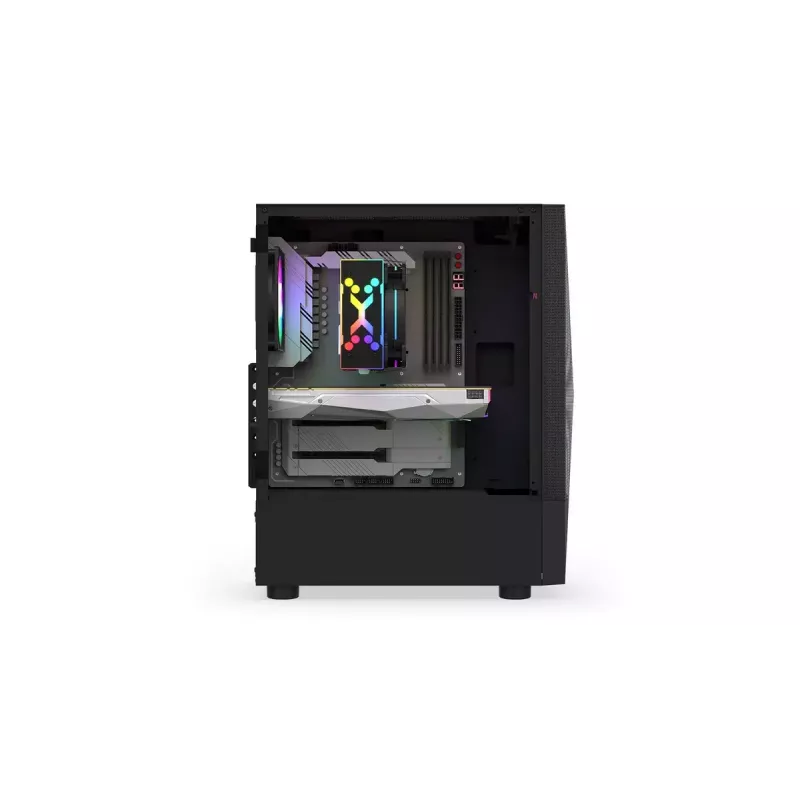 KRUX Vako KRX0132 RGB datora kaste, melna
